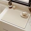Diatomite Kitchen Drying Mat Non-Slip Water-Absorbing Heat-Resistant Coffee Machine Pad for Japanese Style Homes---