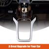 Silver Interior Center Console Frame Cover Trim For Porsche Cayenne 2011-2017