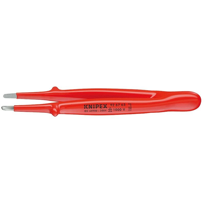 

Пинцет Knipex Vde Прецизионный захват захват плоскостей с зубьями хром 145 мм