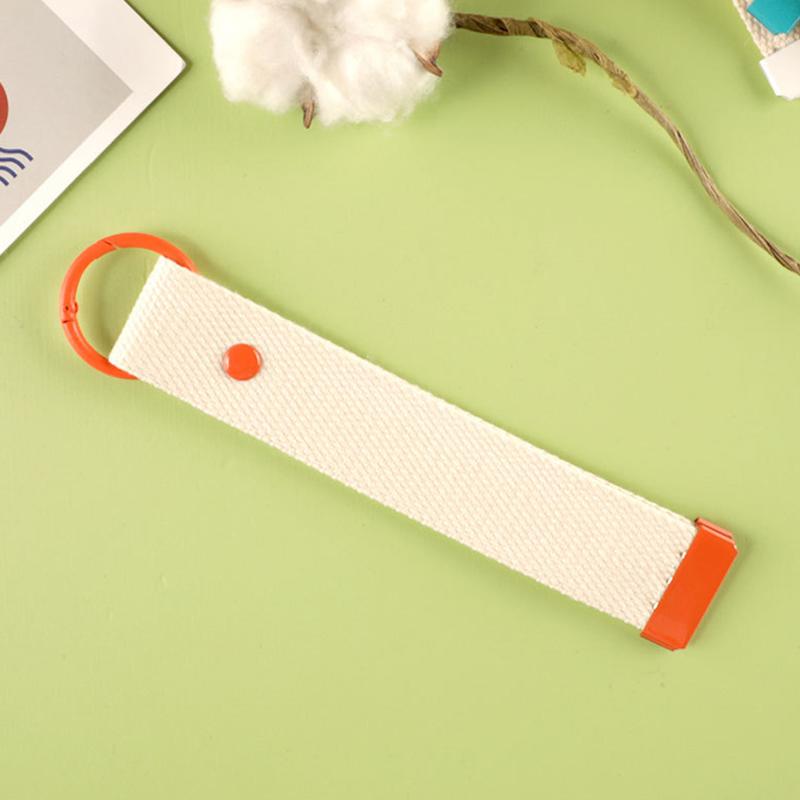 Webbing Strap Colorful Ribbon Rope Keychain Simple Durable Keychain Lanyard Versatile Ins Diy Canva Strap Unisex
