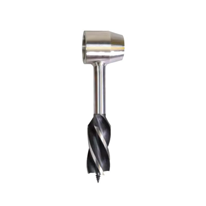 Spiral drill bit, portable outdoor survival tool, jungle craft settler, hand drill drilling tool for camping, outdoor hiking
