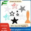 Star-Shaped Anti-Slip Bathtub & Stair Safety Stickers - Self-Adhesive PEVA Tape