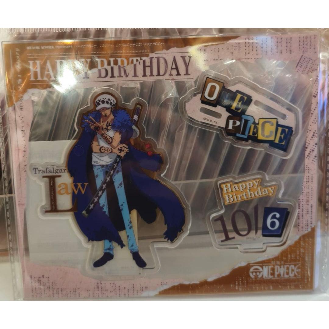 Used One Piece Rated Tokou Birthday Limited Acrylic Stand Trafalgar D. Law