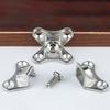 10pc Corner Brackets Screws L-shaped Butterfly Support Connector Removable Combination Fasteners Right Angle Bracket Corner Code