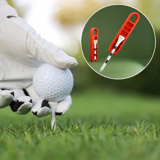 Golf Tee Elevator 20-70mm Precision Tee Height Adjuster 3D Printed Tee Setter Tool for Consistent Swings Training Accessories