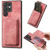 2 IN 1 Magnetic Cards Bag Detachable Vintage Leather Case For Samsung Galaxy S23 Ultra S22 Plus S24 A54 A14 A24 A15 A25 Cover