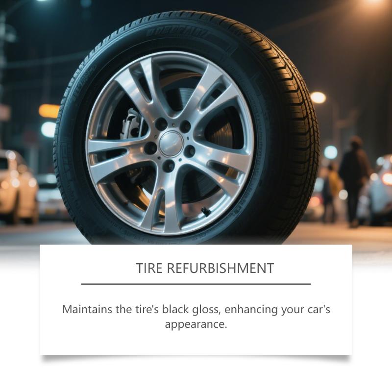 Car Tire Maintenance Paste for Tire Cleaning Anti Dust Formula Long Lasting Protection Tire Restore for Auto Care