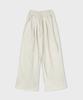CHICKS Muir Double-Pleat Wide Pants Black