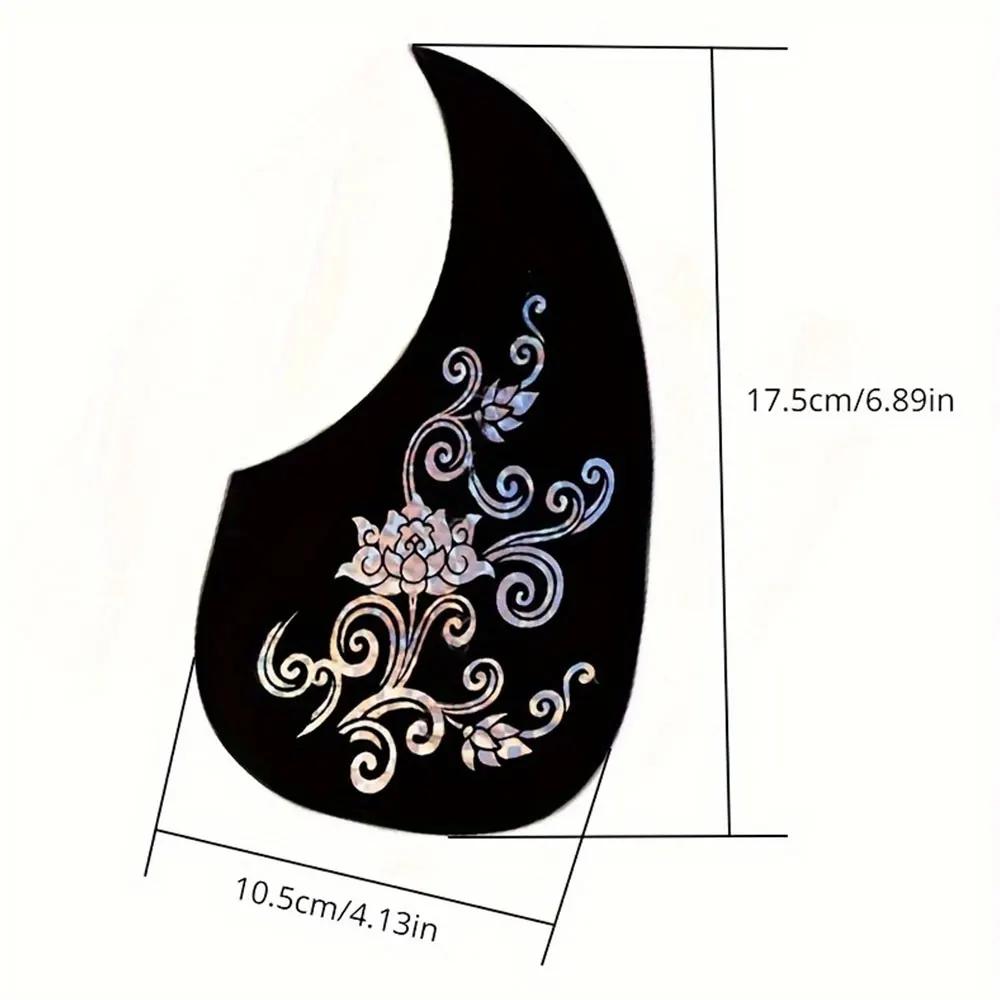 1PC Guitar Pickguard, Acoustic & Classical Pick Guards Accessories for 40 41 Inches with Laser Print