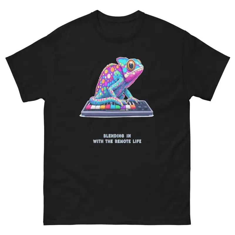 Blending In With The Remote Life Funny Work From Home T Shirt S разноцветный