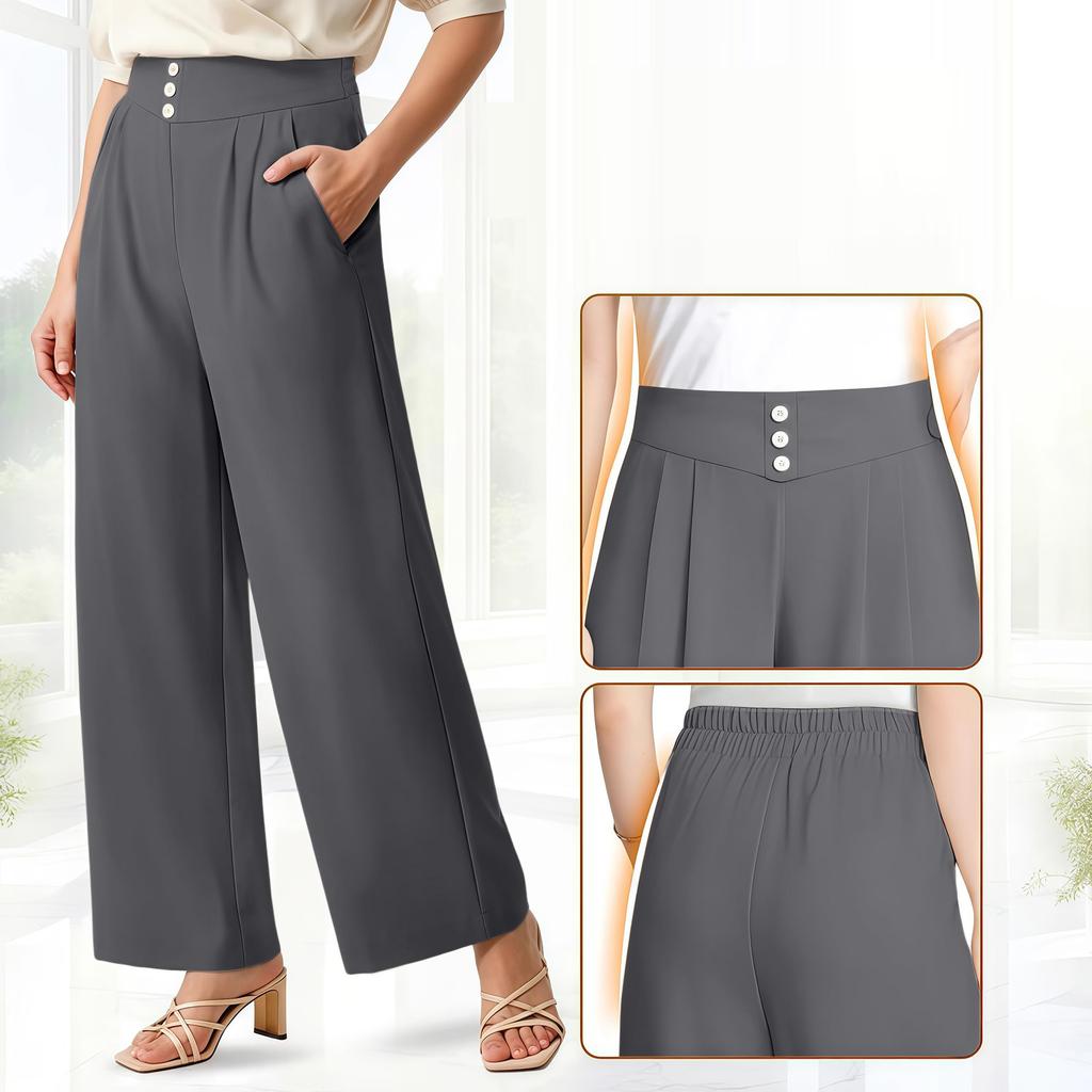 Women's Soft And Flowing High-Waisted Pants