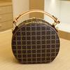 Niche Design Retro Handbag, Women's Bag, Versatile Round Cake Bag, Multi-compartment Large-capacity Single-shoulder Bag, Crossbody Bag