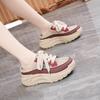 New summer baotou half slippers ins sandals platform shoes XYT