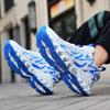 Damen Freizeitschuhe Übergröße Mode Atmungsaktive Laufschuhe Flache Schuhe Sneaker Damen Fitnessstudio Vulkanisierte Schuhe Weiße Damenschuhe