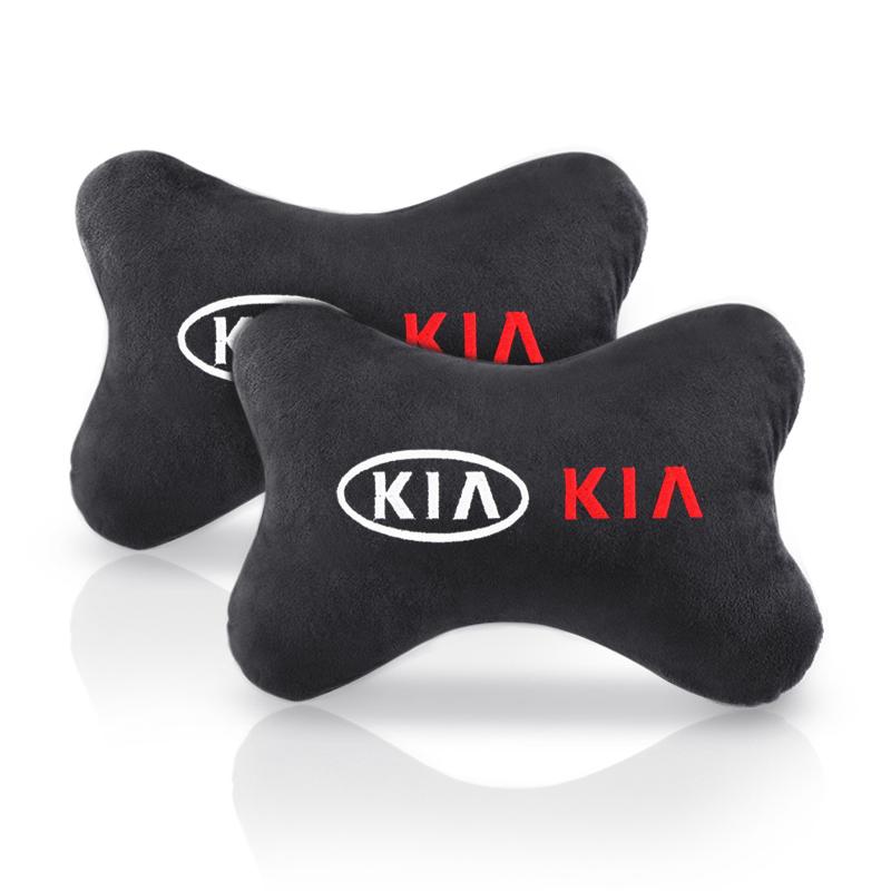 1pcs for Kia Rio Ceed Sportage Cerato Soul Picanto Car Headrest Cover Auto Seat Cover Head Neck Rest Pillow auto Accessories