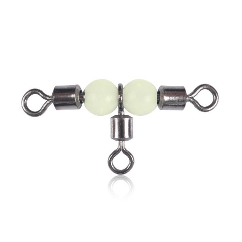 10Pcs T Shape Fishing Swivel Bearing Connector Solid Fishhook Ring Lure Line New 10Pcs T Shape Fishing Swivel Bearing Connector Solid Fishhook Ring Lure Line New