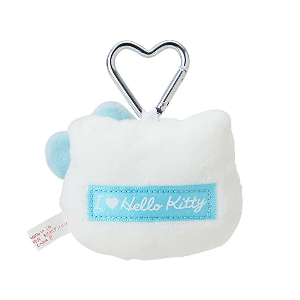 Mascot Holder Love Hello Hello Kitty Blue 087262 [Sanrio] Face-shaped (I Kitty)