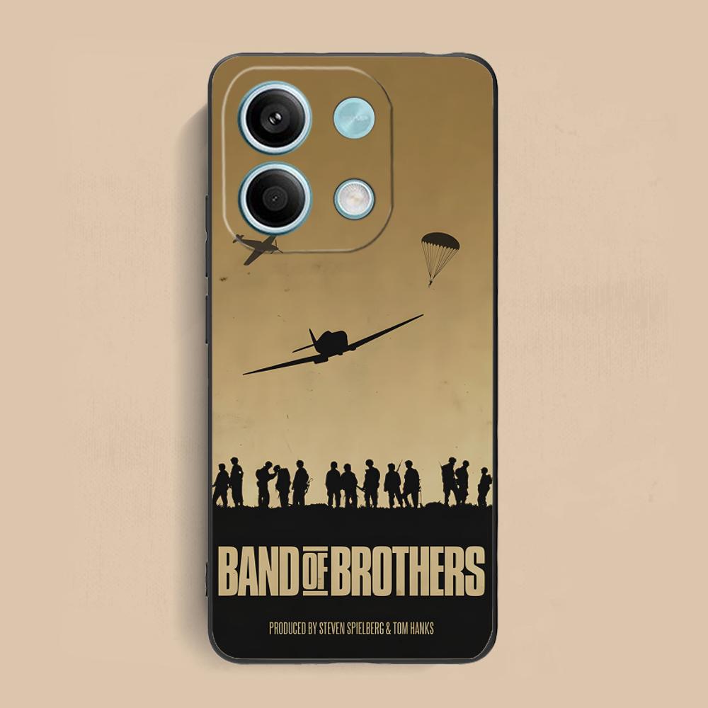 

Band of Brothers Phone Case for Xiaomi Redmi Note 14 13 12 11 S Pro Plus 4G 5G Soft TPU Shockproof Cover Redmi Note 11S 4G