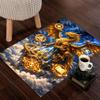 Golden Dragon Magic Castle Carpet Living Room And Bedroom Mats Printing Art Christmas Gifts Office Chair Cushion