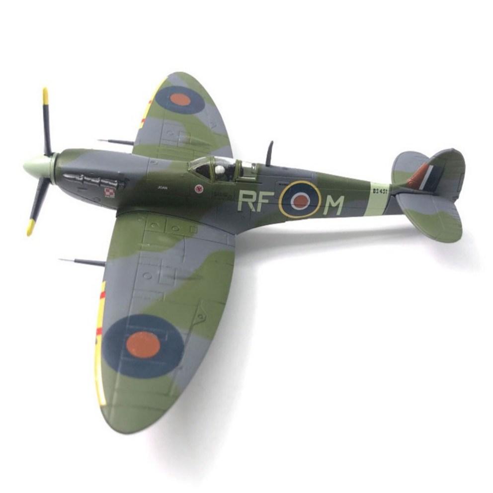 1:Avion de vânătoare Spitfire Model Die-Cast Scara 72