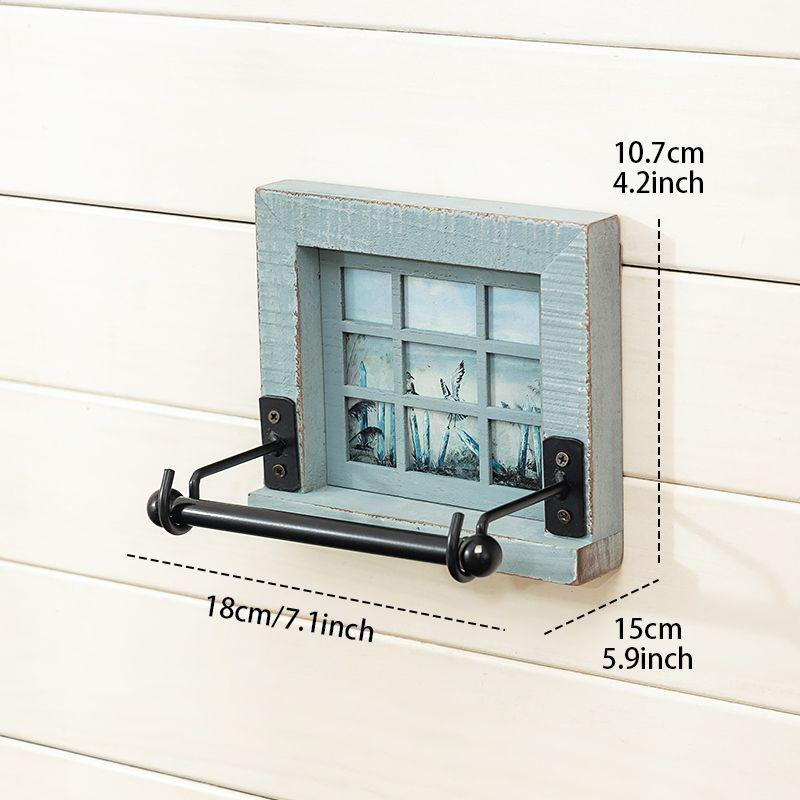 Wall-mounted Tissue Box Vintage Wooden Living Room Boxes Toilet Decoration Accessories Tissue Box Creative Elegance Design Boxes