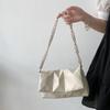 Südkorea's Dongdaemun Nischen Muschelförmige Damen Tasche Fruchtgrünes Rautenmuster Einzelne Schulterkette Schräg getragen Damen