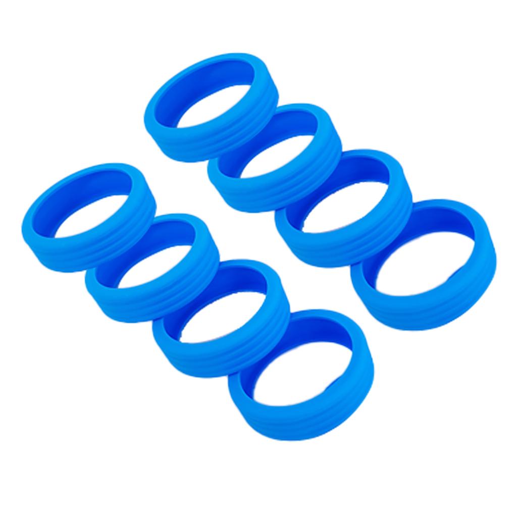 8PCS Luggage Suitcase Wheels Cover Silicone Noise Reducing Luggage Wheels Protector Cover