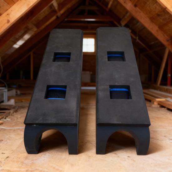 1 Paar Crawler Climber Knieschoner Dachbodenkriechen Selbsttragende Knieschoner Sparrenabstand Navigation Verstellbare Schaumstoff-Stützpolster Arbeitsknieschützer