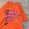 Find Your Way Life Is Amusing Mens T Shirt Harajuku Loose T-Shirt Anime Tee Clothes Casual Wears Tops Fashion Loose T Shirts