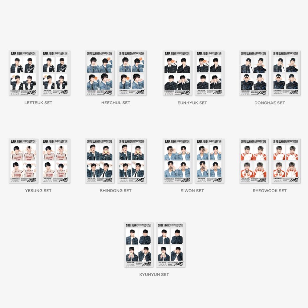 Pre-order 2026 SM Artist Season's Greetings SUPER JUNIOR 4 Cut Photo Set