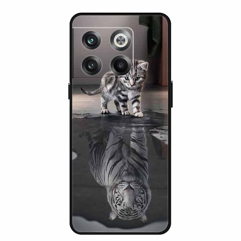 For OnePlus 10T 5G Case 1+10Pro Wolf Lion Soft TPU Silicone Back Case for OnePlus10 Pro 5G Cover Bumper Coque OnePlus 1+10T Capa