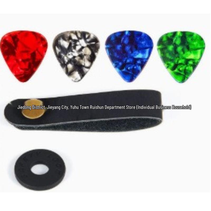 Комплект хлопковых гитарных ремней TEMU для электрогитар, акустических гитар и фолк-гитар.