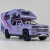 1:32 Chevrolet Blazer Chalet 1976 Camping Wohnmobil Legierung Druckgussmodell Simulation Ton & Licht Kinderspielzeug Sammlung Geschenke Für Jungen
