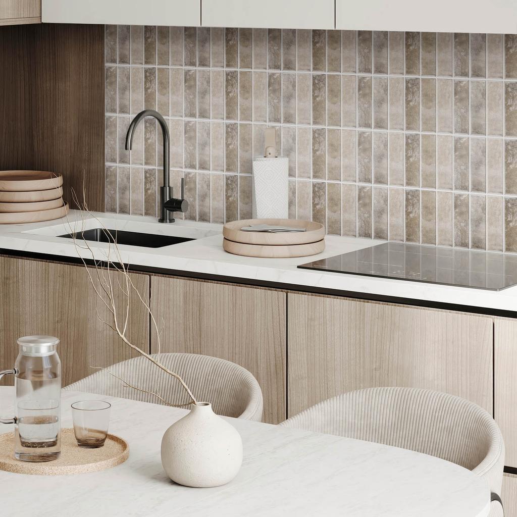 Stick-on Decorative Tiles for a Quick Wall Makeover Rectangular Tiles 9x30x30 cm