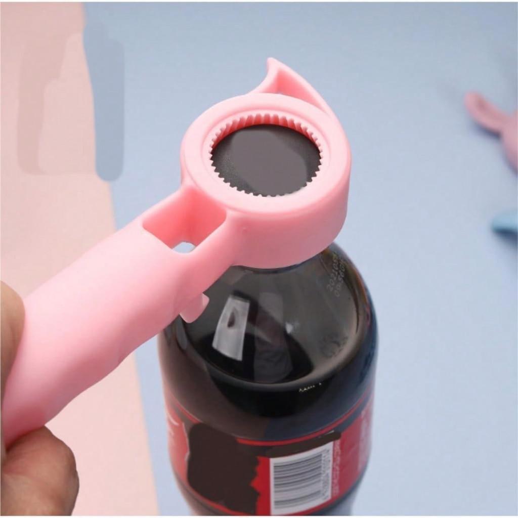 1 Piece ,4 In 1 Opener ,Multi Function For Beer, Beverages, Cans, Easy To Use For Weak Hands , Seniors , Versatile For Kitchen