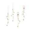 Sweet Bell Orchid Tassel Phone Lanyard For Girls Flowers Cell Phone Chains Strap Bag Pendant Decoration