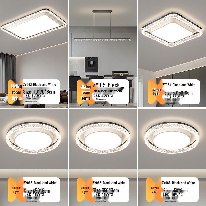 Luxury High-End LED Ceiling Light for Living Room and Bedroom Home Décor