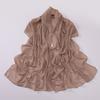 High Quality Chiffon Long Scarf With Heart Star Rhinestone Ethnic Headscarf