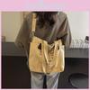 Large Capacity Korean Style Student Canvas Tote Bag Fashionable And Chic For Daily Use