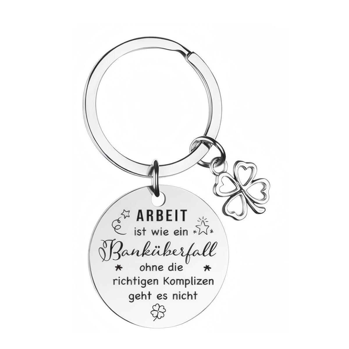 

Thank You Gift for Colleagues Employees Farewell Gift Colleague Inspirational Keychain Inspirational Gift Keychain for Backpack Bag Pendant 3*3CM