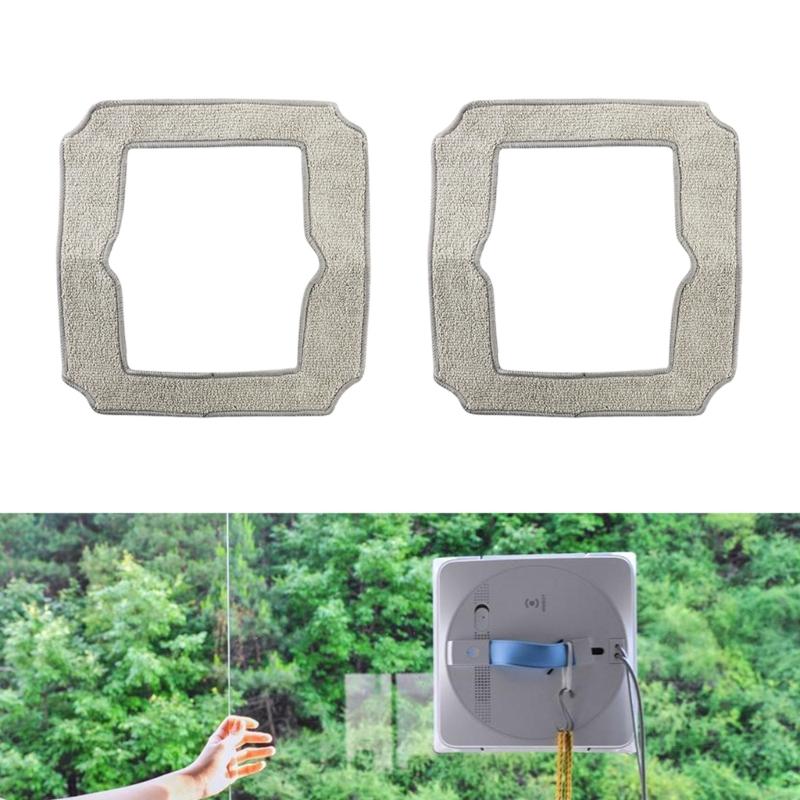 8Pcs Window Robot Vacuum Cleaner Mop Cloth Rags Dry Wet Mopping Pads for Mini Window Robotic Vacuum Cleaner Parts