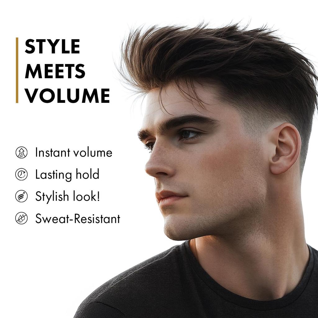 UrbanGabru Hair Texture Powder for Men | 100% Natural Based, Talc-Free Volumizing Styling Powder | Natural Finish, high volume 5GM