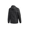 Adidas Neo Letter Print Training Hooded Jacket Men Tops Black FL0173