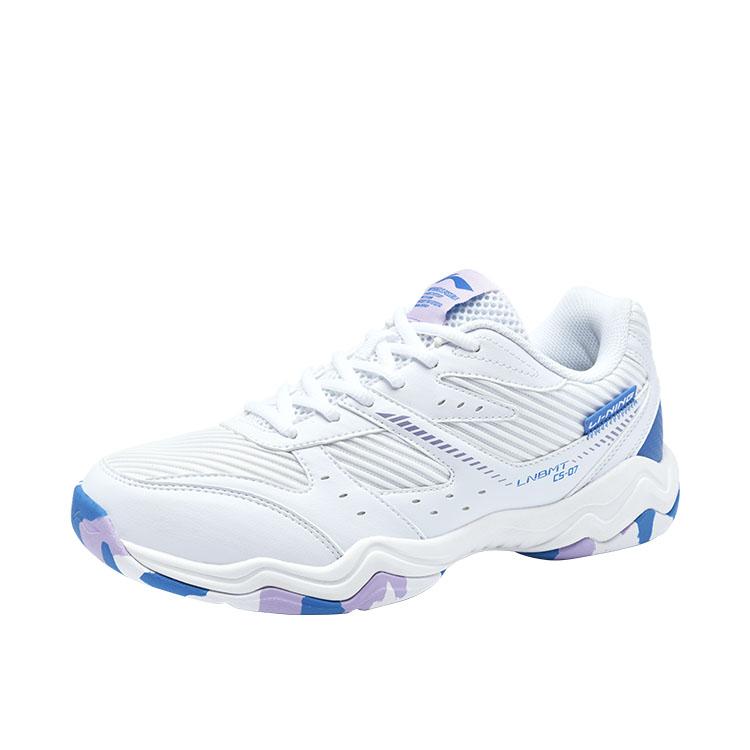 New LINING Badminton Shoes Unisex Low Top White, Blue, Purple