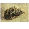 PVC Mat Placemats for Table Waterproof Dining Tableware Pad Monet Van Gogh Cup Bowl Costers Non-Slip Insulation Place Mats Set