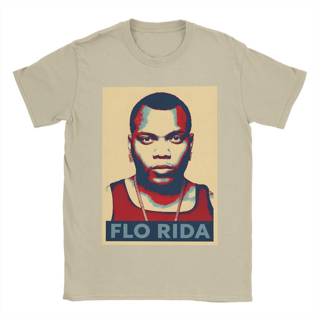 Flo Rida TShirt Unisexs Cotton Tops Shirts Casual Round Neck Short Sleeve