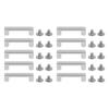 20 Pcs Metal   Connector Buckles Shackle   Arch Bridge Connector Buckles Zinc Alloy for Bags Purses with 5.5mm Screws