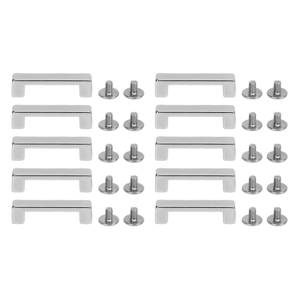 20 Pcs Metal   Connector Buckles Shackle   Arch Bridge Connector Buckles Zinc Alloy for Bags Purses with 5.5mm Screws