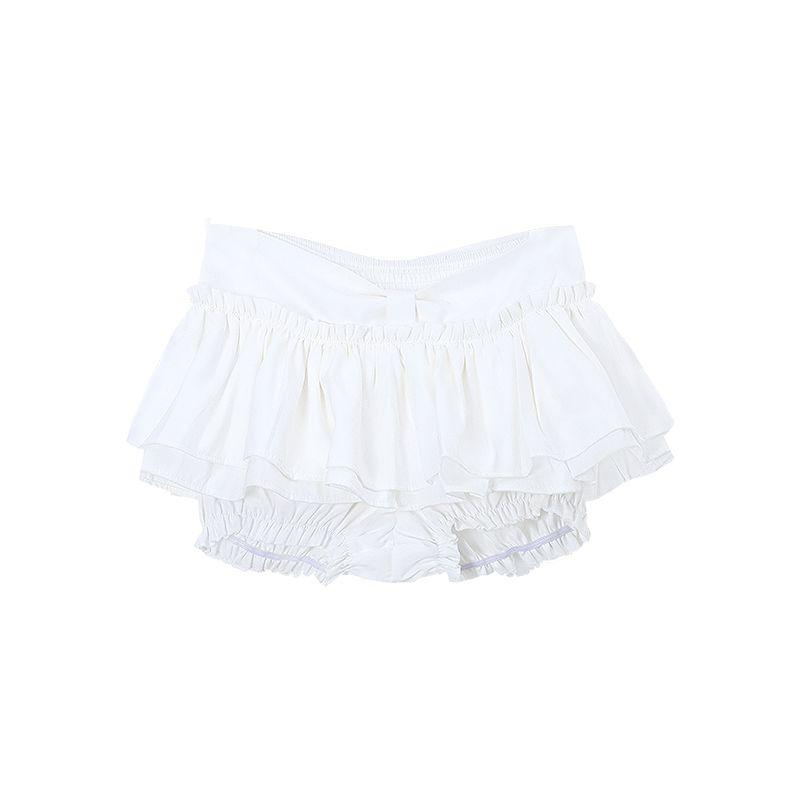 

Kumikumi Ballet Style Early Spring Stylish Skirt White S