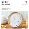 MEIJINJIA Steamer Paper, 20cm X 100 Sheets, Disposable Food-Grade Paper for Buns And Mantou, Non-Stick Household Steamer Liner Paper, Round Shape